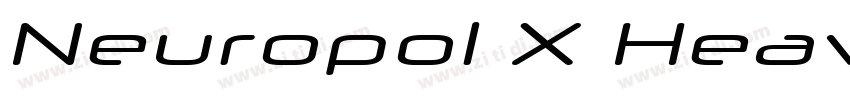 Neuropol X Heavy字体转换